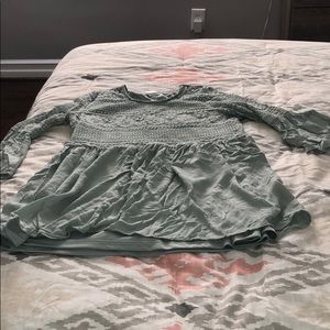 Bell Sleeve Lace Tunic